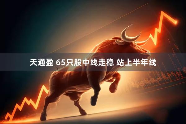 天通盈 65只股中线走稳 站上半年线