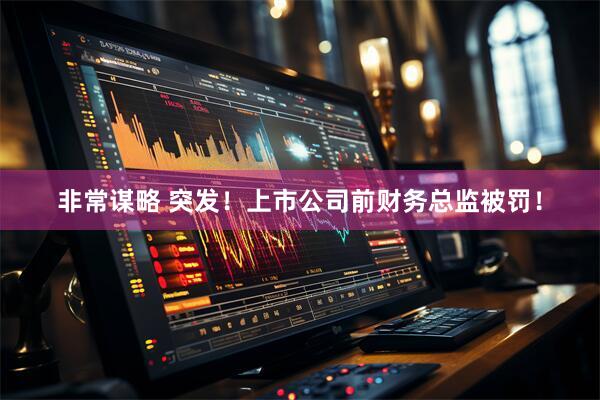 非常谋略 突发！上市公司前财务总监被罚！