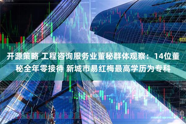 开源策略 工程咨询服务业董秘群体观察：14位董秘全年零接待 新城市易红梅最高学历为专科